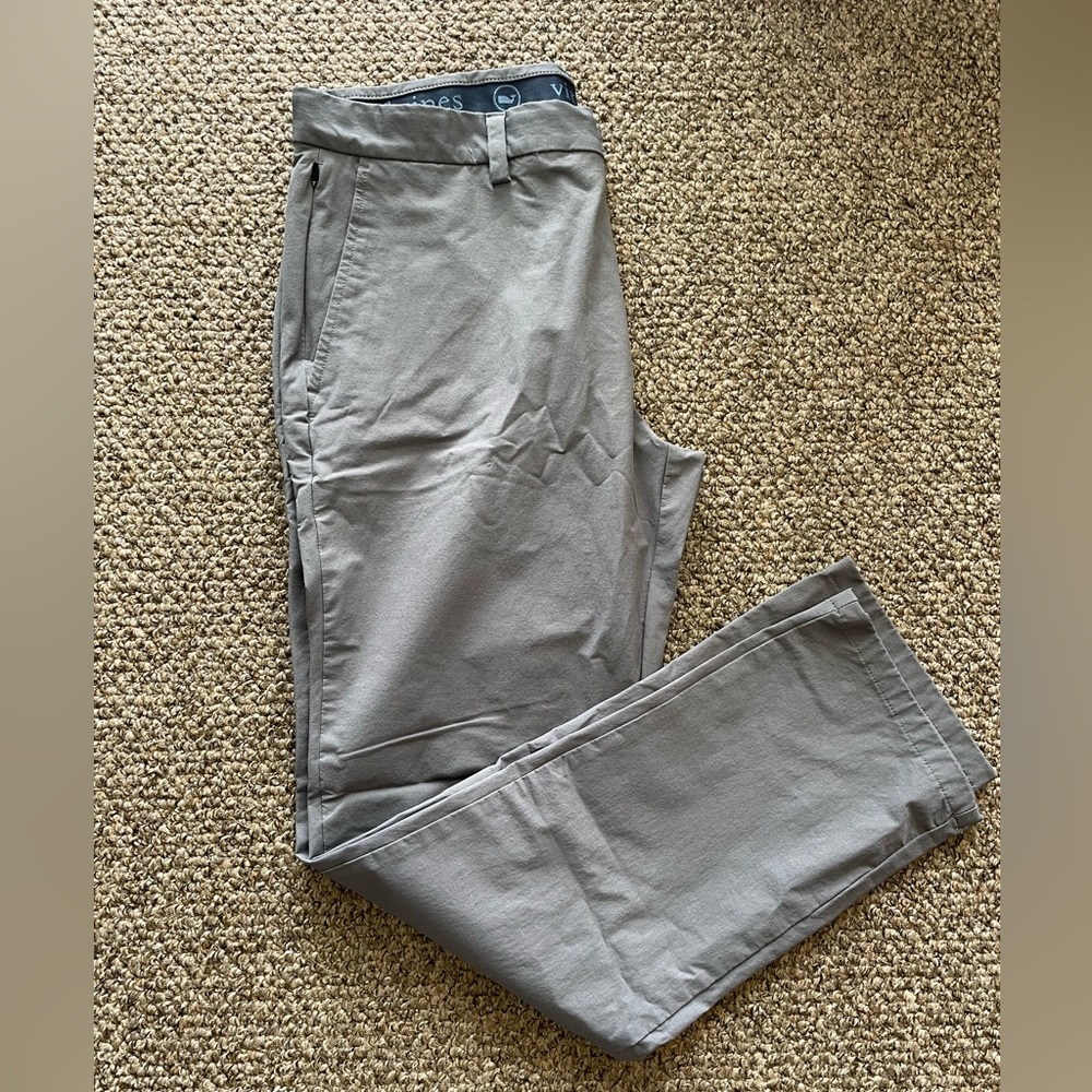 Vineyard Vine On-the-go Pants, Men’s Gray 32x32